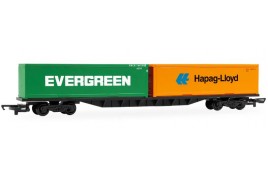 R60360 FFA Container Wagon with 2 x 30ft Containers - OO Gauge